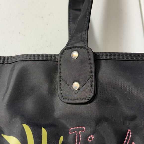 Tinkerbell Tink Black Shoulder Bag Purse Disney Peter Pan - Vintage READ - Picture 5 of 16